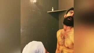 Getting some cardio in with sexy Jaxx in the shower - porn video