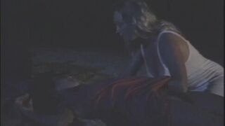 Nighttime Lesbian Fuck On The Beach - porn video