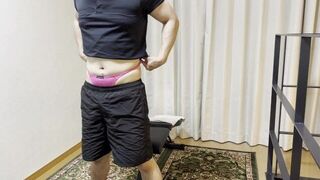 Decline dumbbel bench press - porn video