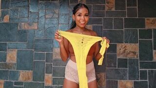 Transparent Seethrough One Piece Try On - porn video