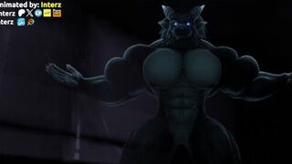 Dragon Halloween Muscle Growth Animation - porn video