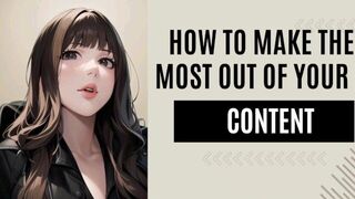 How to get the most out of your content - porn video