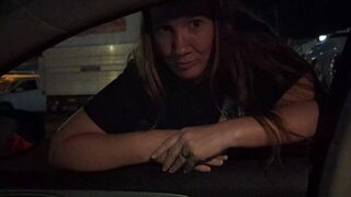 Hot redhead milf wants to trade road head for ride home from concert - porn video